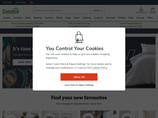 dunelm.com screenshot