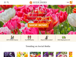 dutchgrown.co.uk screenshot