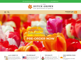 dutchgrown.com screenshot