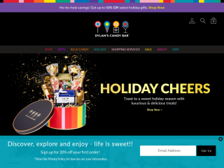 dylanscandybar.com screenshot