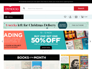 dymocks.com.au screenshot