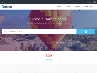 dynadot.com screenshot