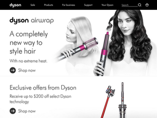 dyson.com screenshot