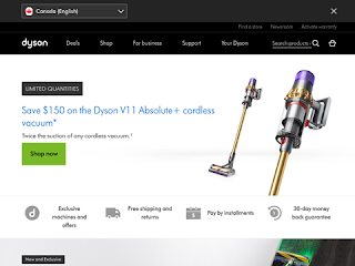 dysoncanada.ca screenshot