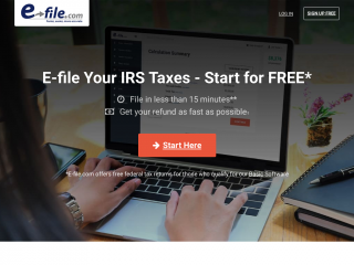 e-file.com screenshot