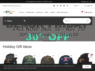 e4hats.com screenshot