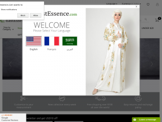 eastessence.com screenshot