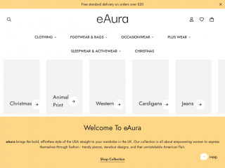 eaura.co.uk screenshot