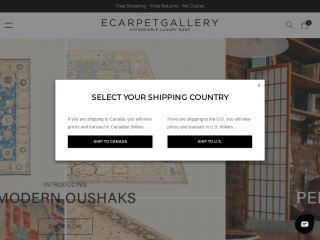 ecarpetgallery.com screenshot