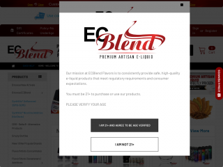 ecblendflavors.com screenshot
