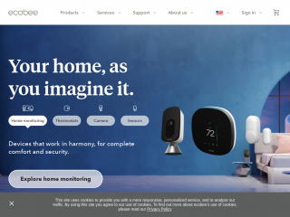 ecobee.com screenshot