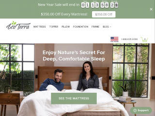 ecoterrabeds.com screenshot