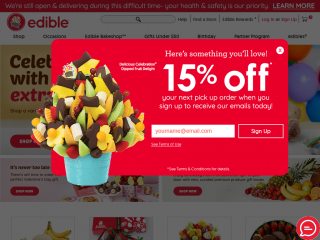 ediblearrangements.com screenshot