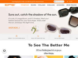 efeglasses.com screenshot