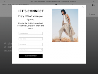 eileenfisher.com screenshot