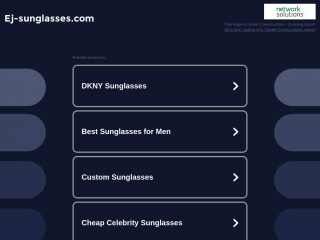 ej-sunglasses.com screenshot