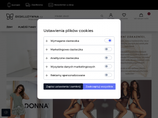 ekskluzywna.cz screenshot