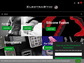 electrastim.com screenshot