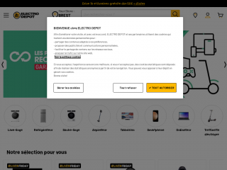 electrodepot.fr screenshot