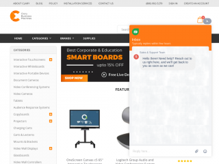 electronicwhiteboardswarehouse.com screenshot