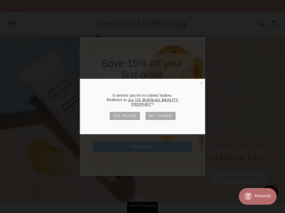 elementalherbology.com screenshot