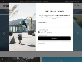 elementbrand.com screenshot