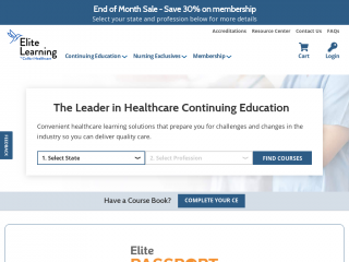 elitelearning.com screenshot