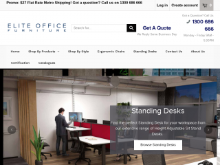 eliteofficefurniture.com.au screenshot