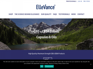 ellevancesciences.co.uk screenshot