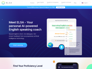 elsaspeak.com screenshot