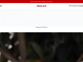 en.sinocare.com screenshot