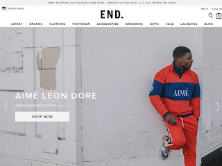 endclothing.com screenshot