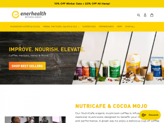 enerhealthbotanicals.com screenshot