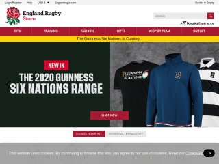 englandrugbystore.com screenshot