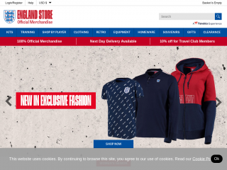 englandstore.com screenshot