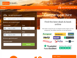 enjoytravel.com screenshot