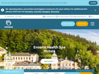 ensanahotels.com screenshot