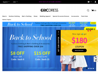 ericdress.com screenshot