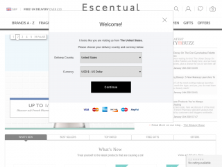 escentual.com screenshot