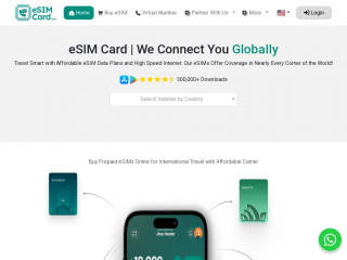 esimcard.com screenshot