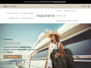 eskandur.com screenshot