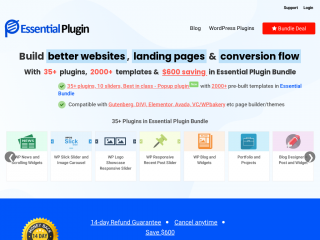 essentialplugin.com screenshot