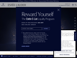 esteelauder.co.uk screenshot