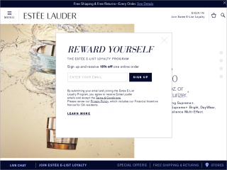 esteelauder.com screenshot