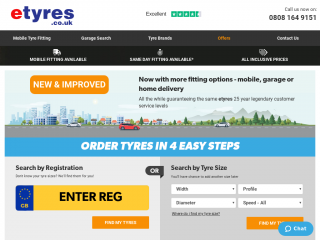 etyres.co.uk screenshot