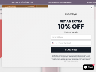 evenskyn.com screenshot