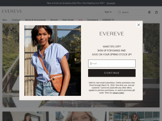evereve.com screenshot