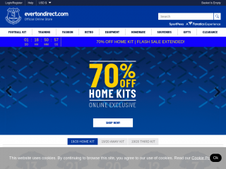 evertondirect.evertonfc.com screenshot