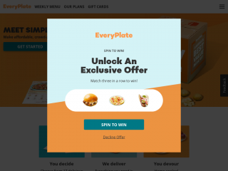 everyplate.com screenshot