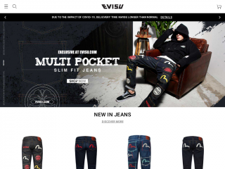 evisu.com screenshot